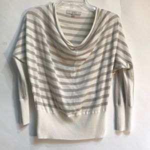Loft Sweater Wool Blend Striped size XS